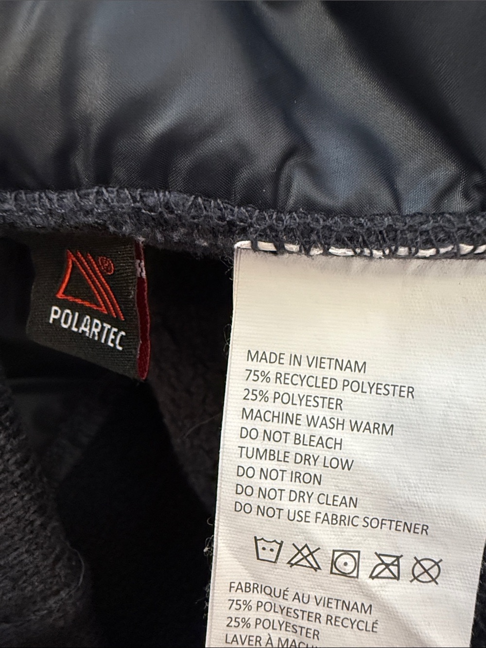prAna Polartec Tri Thermal Threads Henley Large Charcoal Gray Pullover Outdoor - Picture 13 of 13